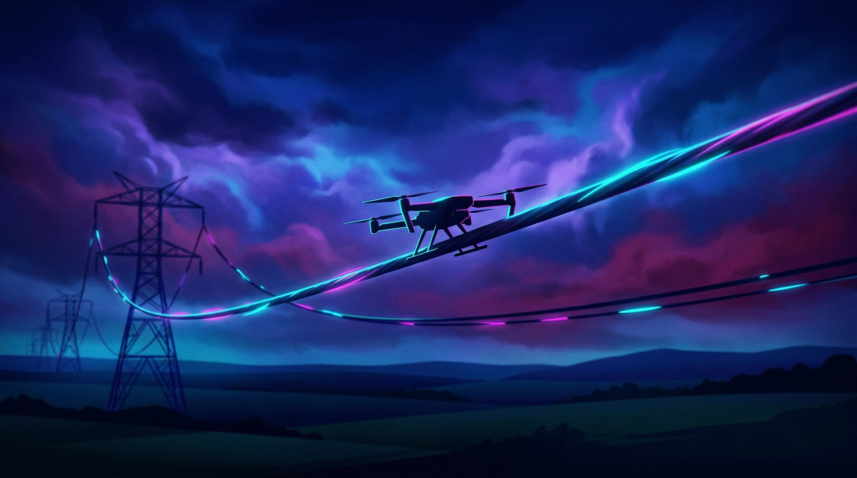 Self-Charging Drones That Feed Off Power Lines Target $3B Grid Market