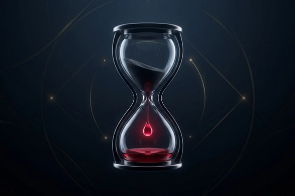 Hero banner illustration for "Death Clock Launches AI Blood Testing to Democratize Longevity Care"