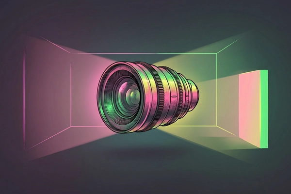 Hero banner illustration for "YC-Backed Martini Launches 'Film Set' Interface for AI Video Production"