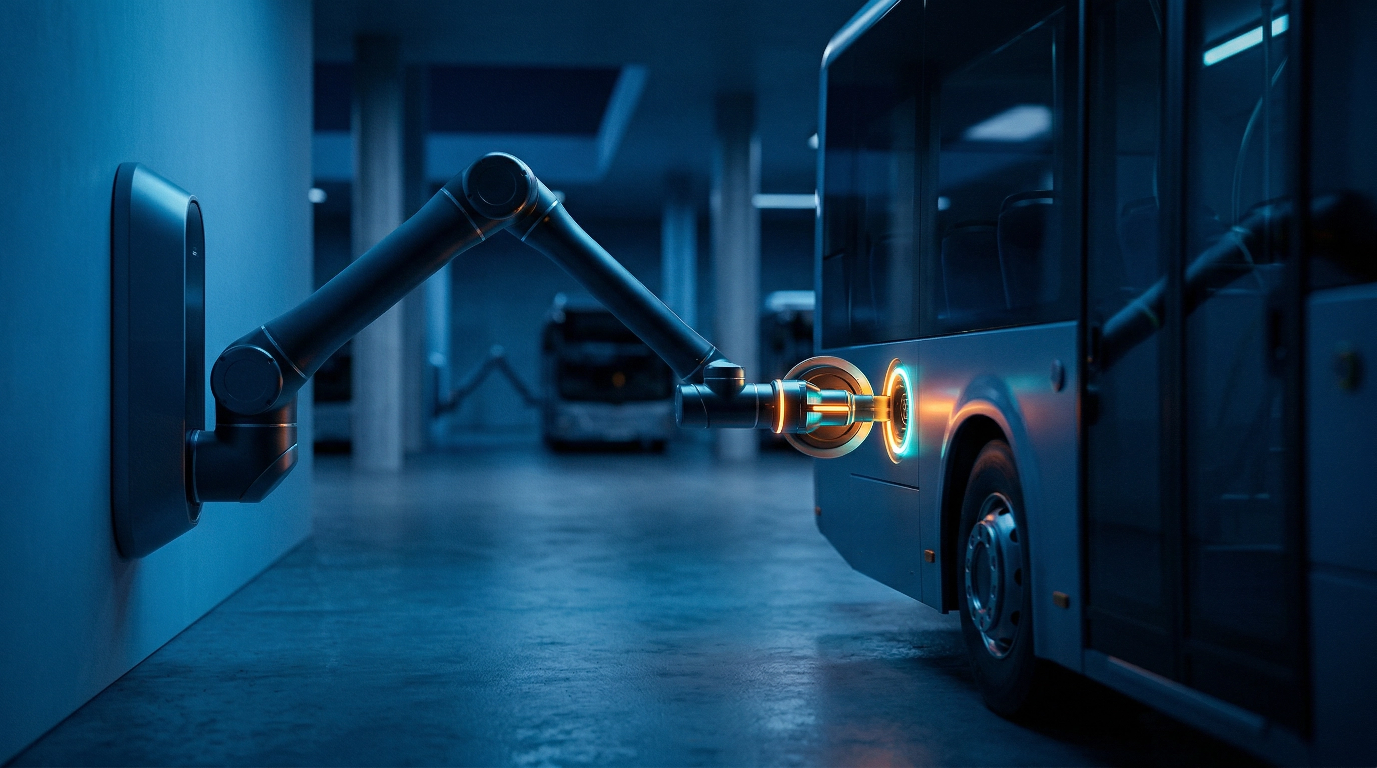 RoboDock Debuts Robots to Automate Electric Fleet Charging