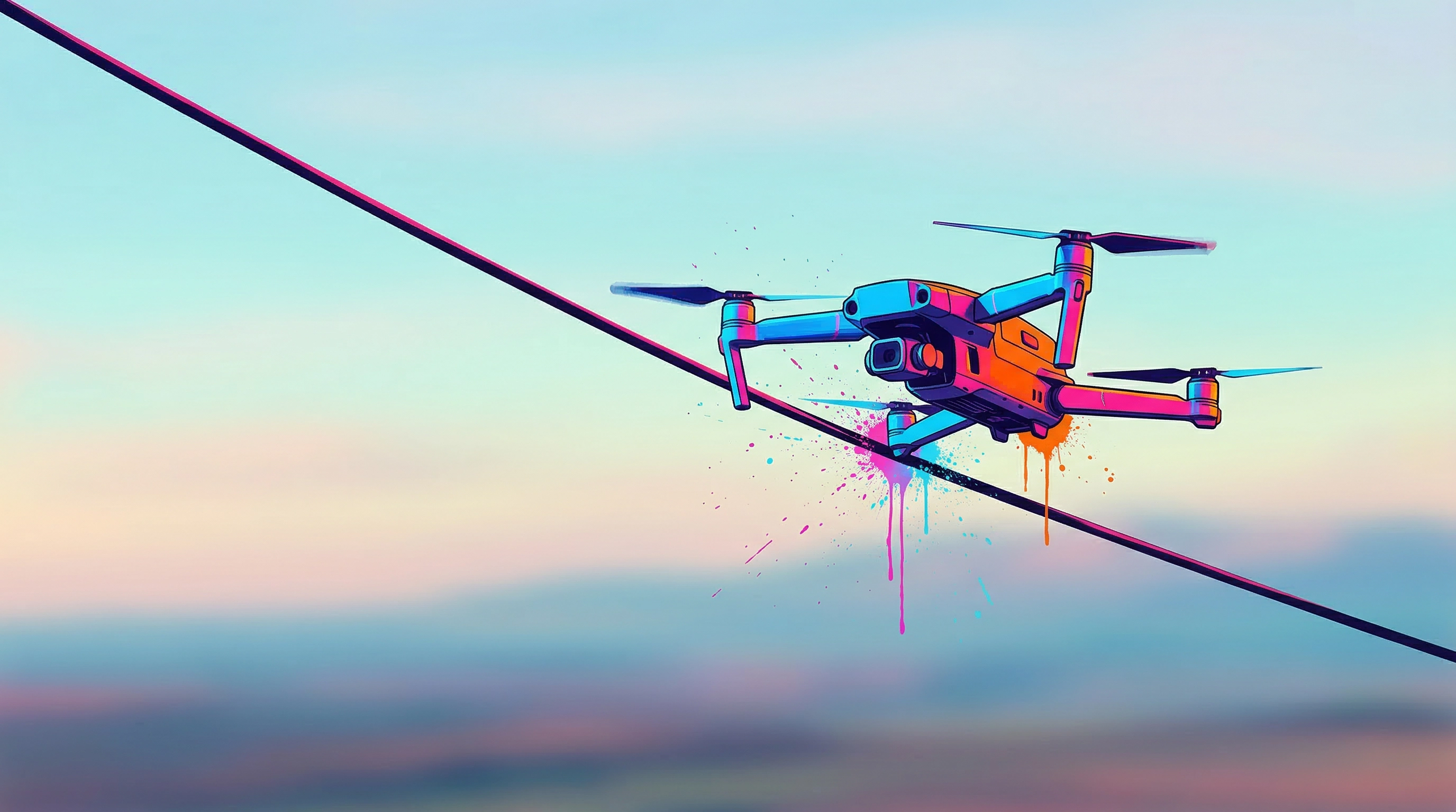 Voltair's Drones Charge on Power Lines for Infinite Range