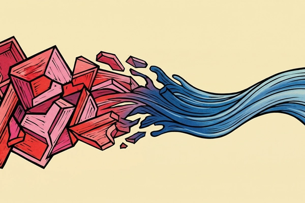 Hero banner illustration for "PolyCycl's Gen VI Cracker Converts Plastic Waste Without Crude Oil"