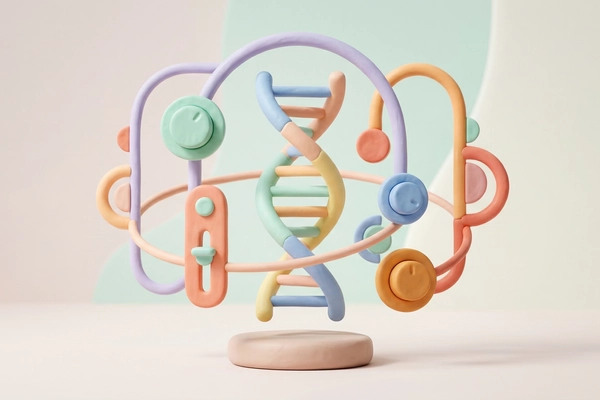 Hero banner illustration for "AI-Designed DNA Sequences Tackle Gene Therapy Safety Crisis"