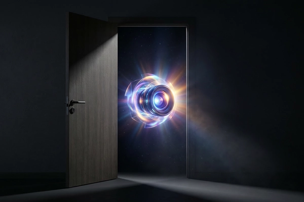 Hero banner illustration for "YouTube Co-Founder's Next Act: Inside Stealth AI Startup EyeTell"