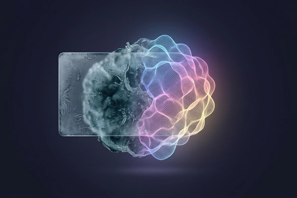 Hero banner illustration for "Strand AI Predicts Missing Biology Data With Foundation Models"