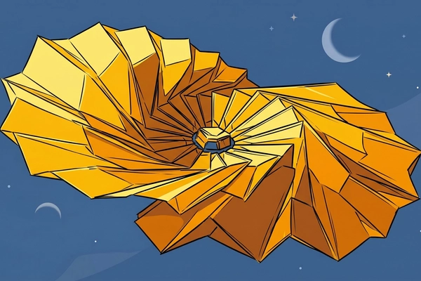 Hero banner illustration for "Space Solar Arrays Scale Up: The Race to Power Orbital Infrastructure"
