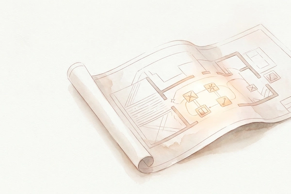 Hero banner illustration for "Bidflow Launches AI Copilot to Automate Electrical Estimating"