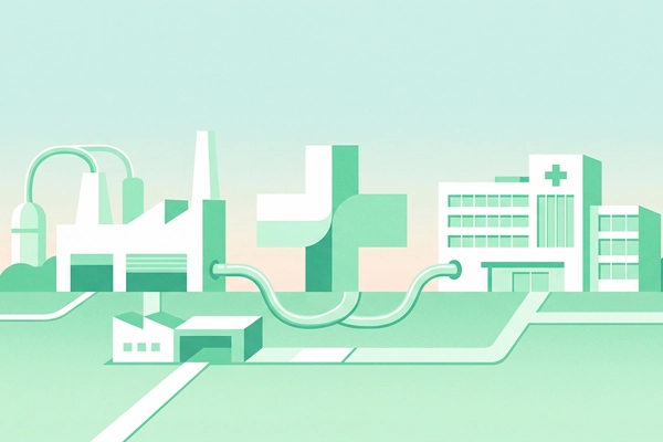 Hero banner illustration for "Pulse Raises $4M to Build India's First Medtech OEM Platform"