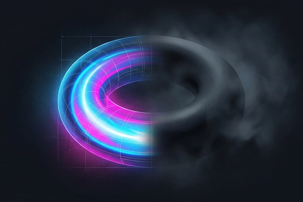 Hero banner illustration for "India's Pranos Fusion Publishes Tokamak Design Amid Funding Questions"
