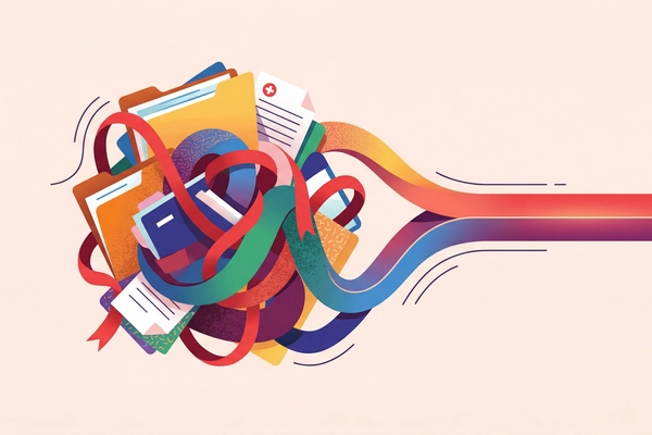 Hero banner illustration for "YC-Backed Ruma Care Launches AI to Automate Prior Authorizations"
