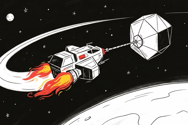Hero banner illustration for "PAVE Space Secures $40M Seed to Build European Satellite Kickstage"