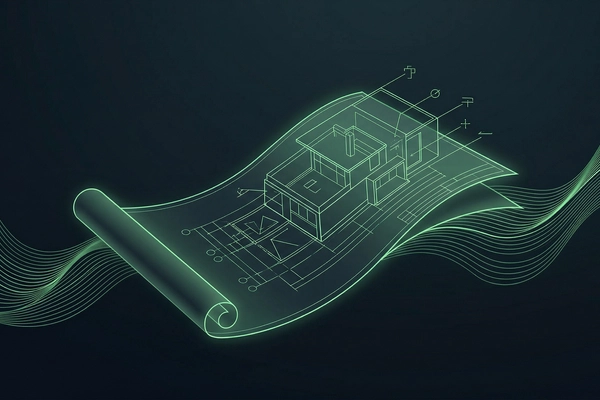 Hero banner illustration for "YC-Backed Bidflow Launches AI Copilot for Electrical Estimating"