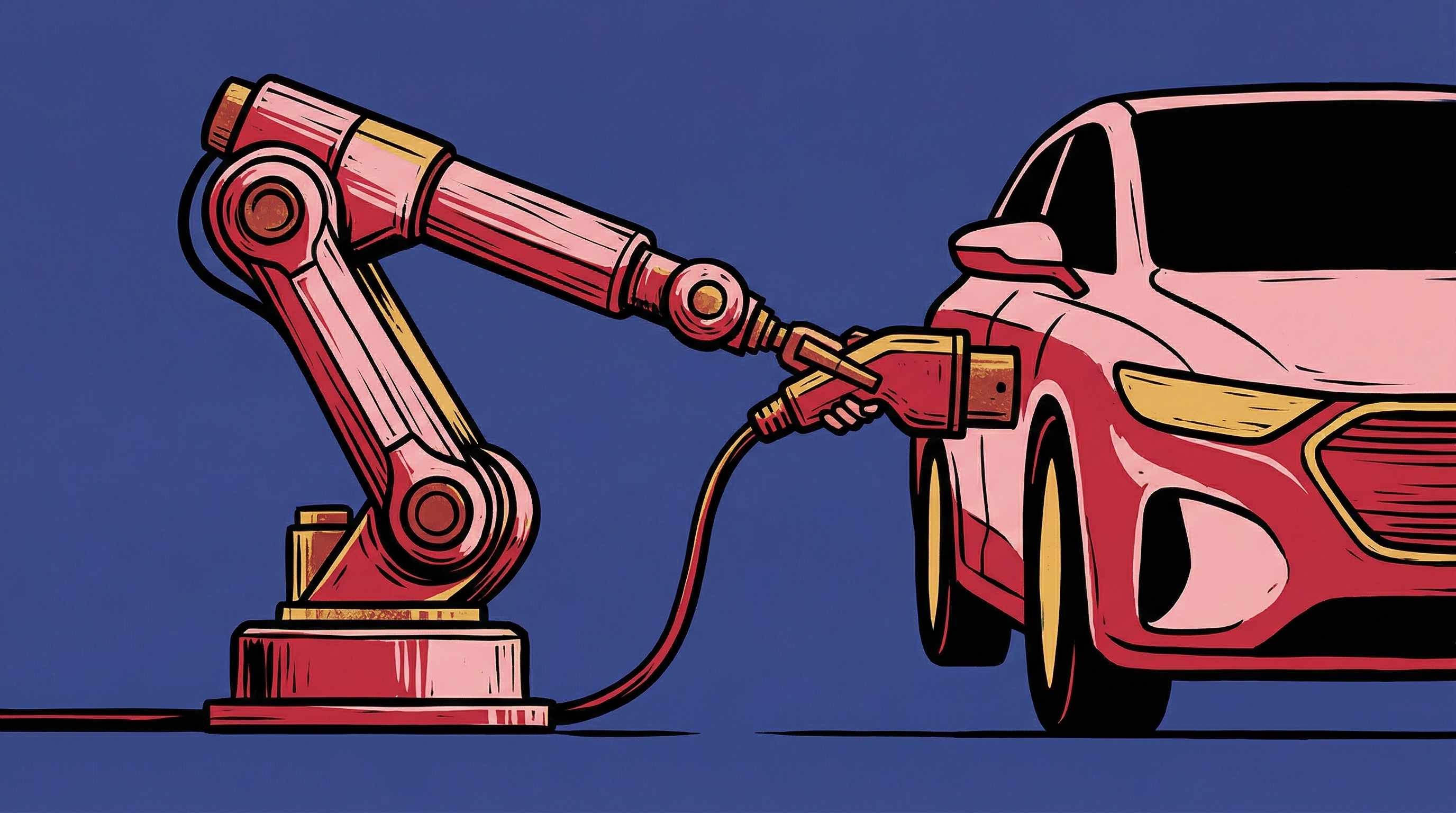 YC-Backed RoboDock Launches Robot Arms to Automate EV Fleet Charging