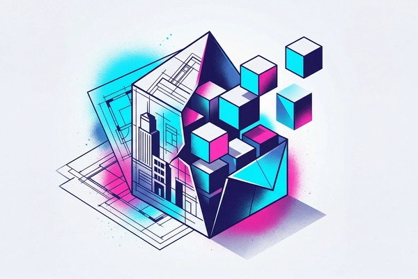 Hero banner illustration for "AnchorGrid Launches Specialized OCR API for Construction Documents"