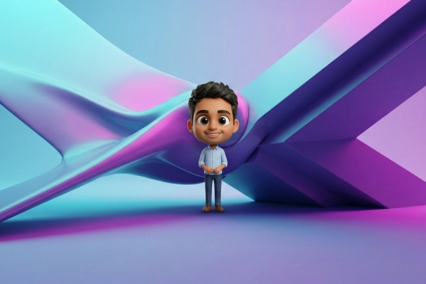 Hero banner illustration for "Noon Emerges from Stealth with $44M for Dual-Canvas Design Tool"