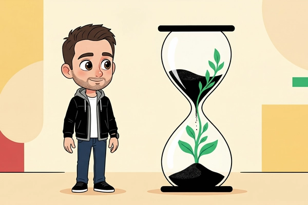 Hero banner illustration for "Death Clock Launches AI Health Platform with $99 Blood Testing"
