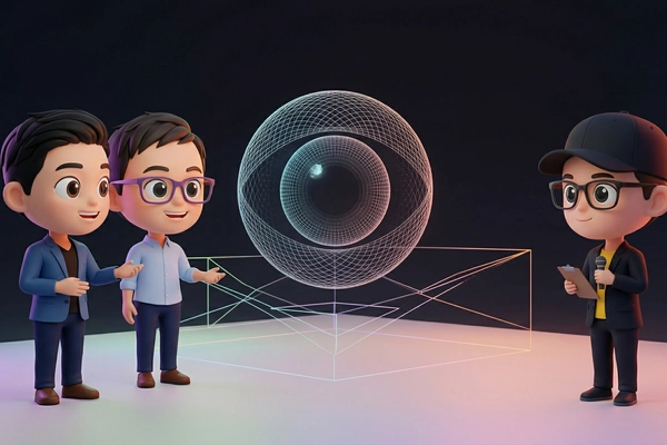 Hero banner illustration for "Andrew Ng Backs IrisGo's $2.8M Seed for AI PC Workflow Automation"