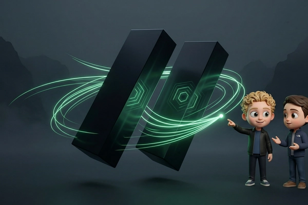Hero banner illustration for "Freestyle Launches Sub-Second VM Sandboxes for AI Coding Agents"
