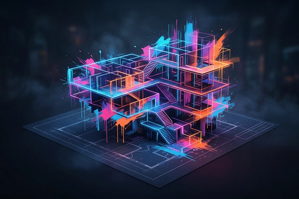 Hero banner illustration for "Mappedin Raises $24.5M as Indoor Mapping Meets Public Safety Mandates"