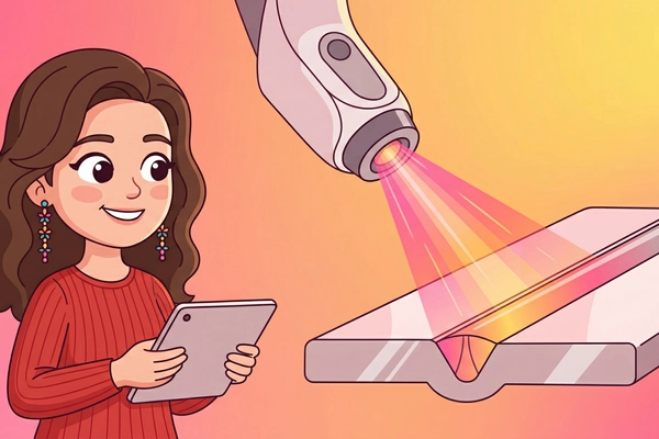 Hero banner illustration for "CareGlance Raises $4.1M Seed for Industrial OCT Sensors"