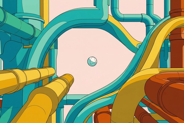 Hero banner illustration for "Quantum Computing's Integration Crisis: Why 150K Lines Are Shrinking to 20"