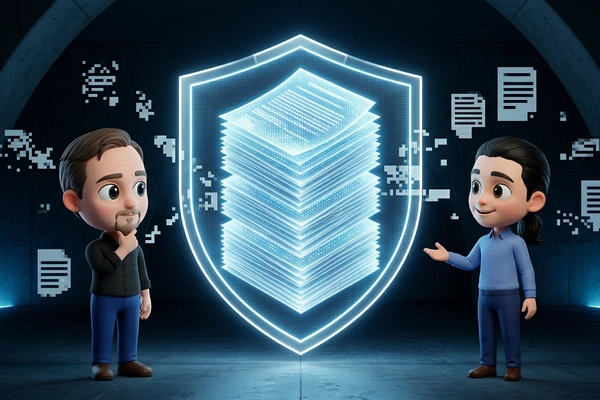 Hero banner illustration for "Zetane Raises $1.8M Seed to Build Sovereign AI for Government Docs"