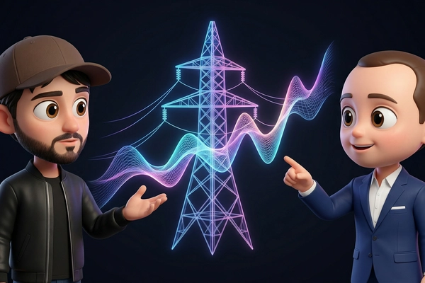 Hero banner illustration for "ElectronX Closes $30M Series A, Expands Power Trading to PJM"