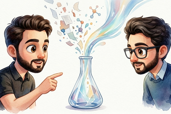 Hero banner illustration for "Kimia Raises $7M to Scale AI Platform for Chemical Industry"