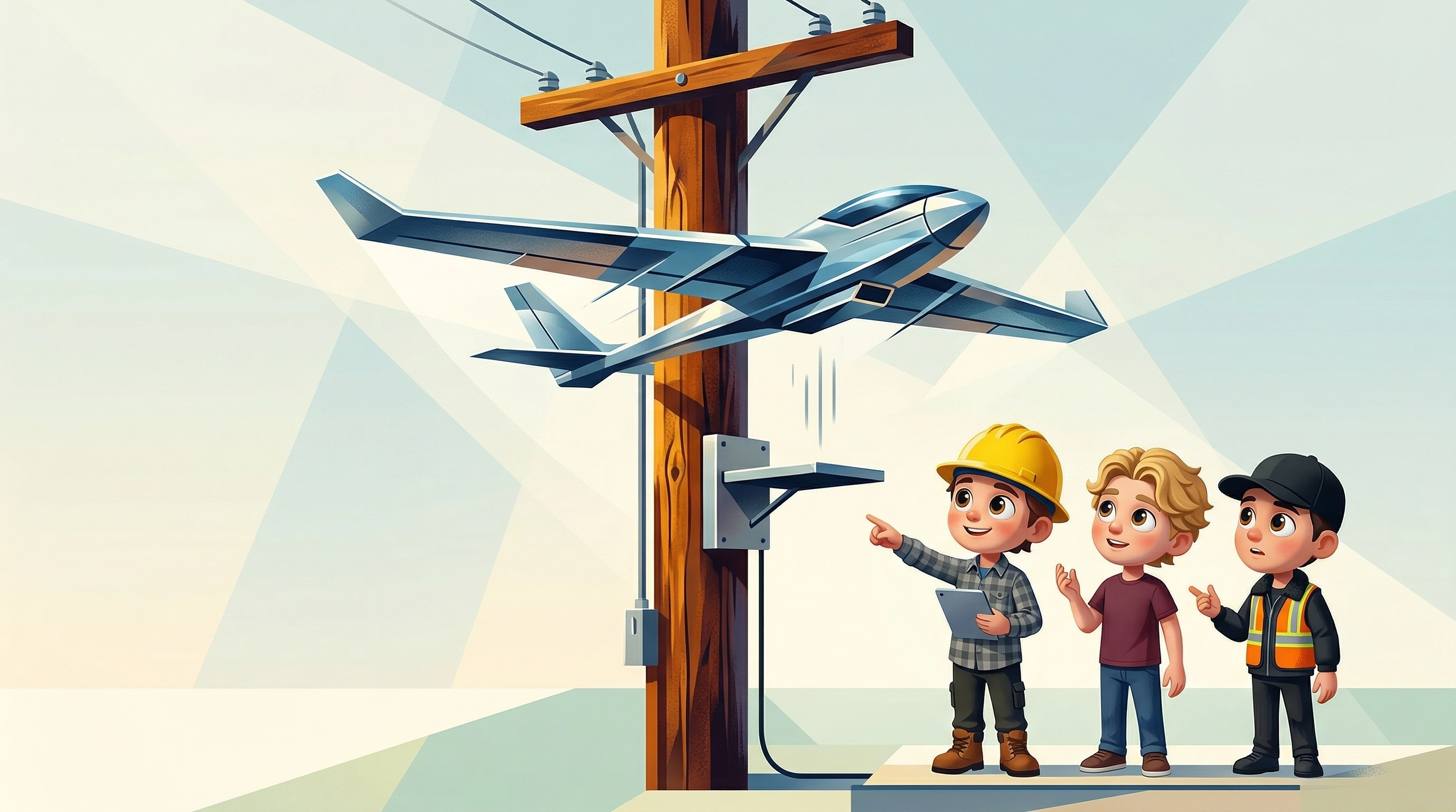 Voltair Launches Autonomous Drones That Charge on Power Poles