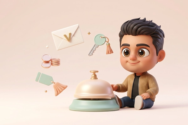 Hero banner illustration for "Otel AI Raises €2.8M to Automate Hotel Ops with AI Co-Workers"