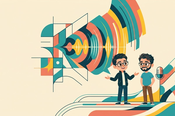 Hero banner illustration for "Lucida AI Raises $5.4M Seed for Voice-First Language Learning Platform"