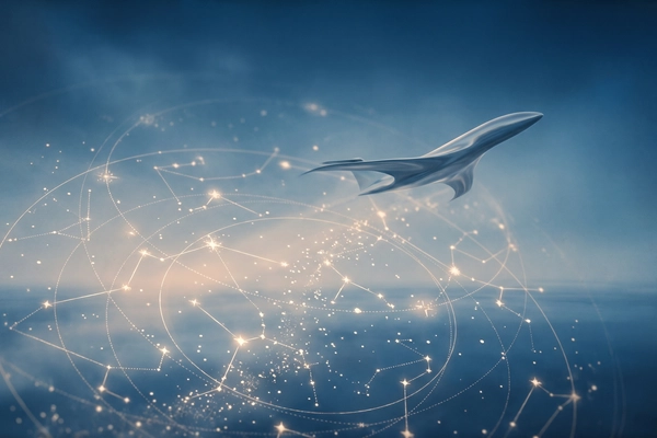 Hero banner illustration for "Rhea Space Activity Raises $6M Series A for GPS-Alternative Tech"