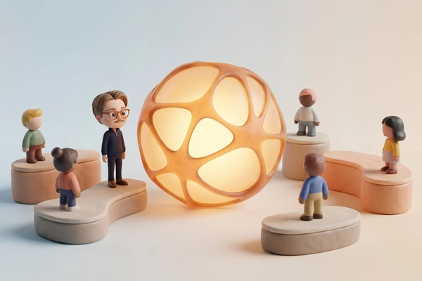 Hero banner illustration for "22-Year-Old Founder Raises $15M From Benchmark for 'Mutual Friend' AI"
