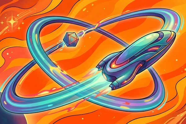 Hero banner illustration for "Korean Space Startup INTERGRAVITY Raises $5.5M for Orbital Tugs"