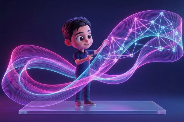 Hero banner illustration for "STCH Raises $5.5M to Bring AI and Sustainability to Textile Manufacturing"