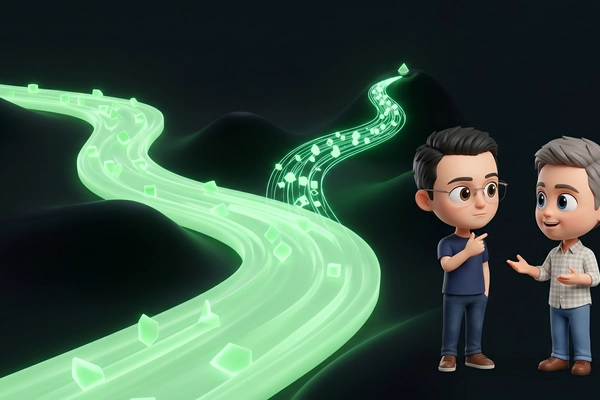 Hero banner illustration for "How Mendral Cut AI Costs 80% Using Claude Opus Architecture"