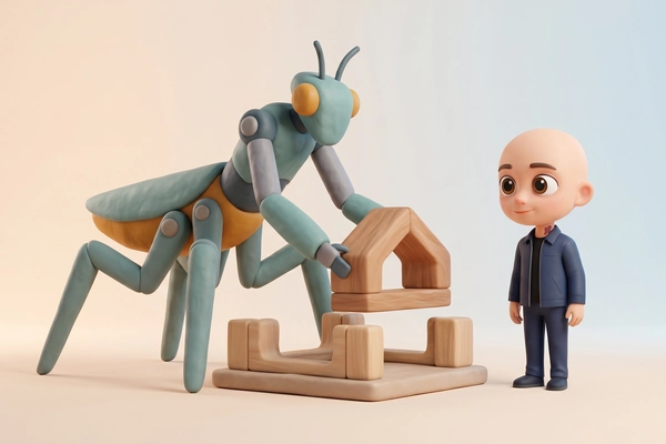 Hero banner illustration for "All3 Raises $25M Seed to Automate Construction with AI Robots"