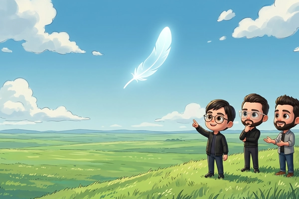 Hero banner illustration for "Featherless AI Raises $20M Series A Led by AMD and Airbus Ventures"