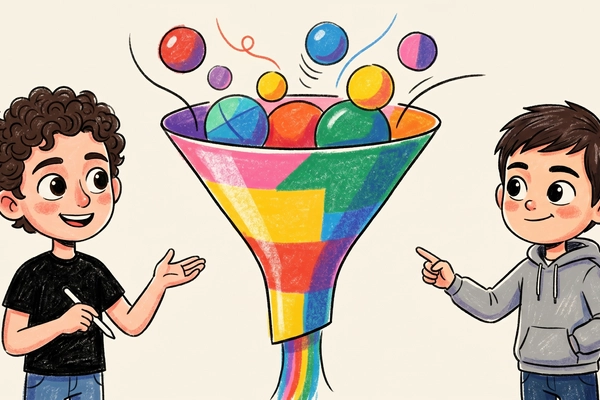 Hero banner illustration for "YC's Superset Launches IDE to Orchestrate 100+ AI Coding Agents"