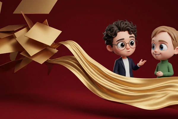 Hero banner illustration for "Tekst Raises $13.5M Series A Led by Elephant for AI Automation"