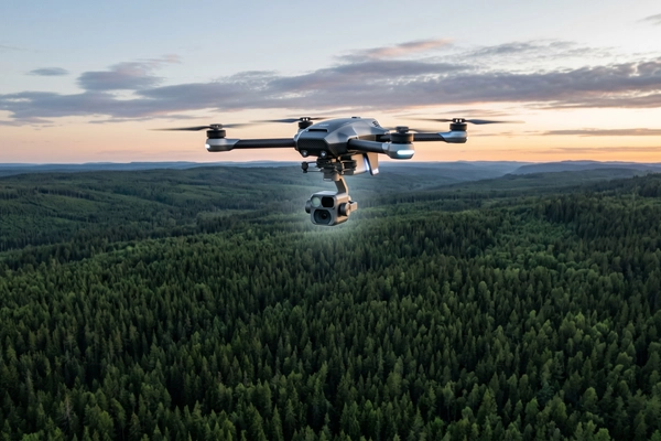 Hero banner illustration for "Danish Startup's 10K AI Sensor Targets Rescue & Defense Missions"
