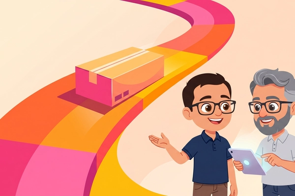 Hero banner illustration for "GoKwik Launches AI-Powered Logistics to Tackle India's $2B COD Crisis"