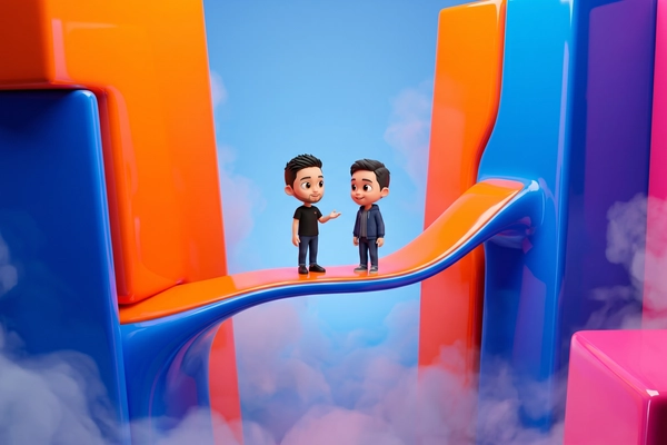 Hero banner illustration for "District Raises $14.7M Seed Led by a16z for AI Live Commerce Platform"