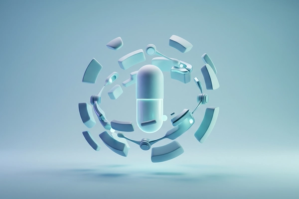 Hero banner illustration for "Aumet Raises $12M Series A to Scale AI Healthcare Procurement"