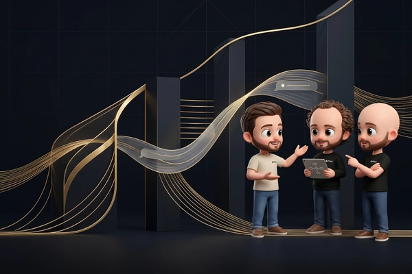 Hero banner illustration for "Pillar Raises €12M Seed for AI-Powered Construction OS"