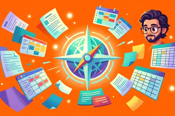 Hero banner illustration for "Solo Founder Launches AI 'Operating System' for Care Agencies"