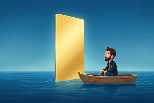 Hero banner illustration for "Atlas Card's $40M Series C: From Near-Bankruptcy to Ultra-Premium"