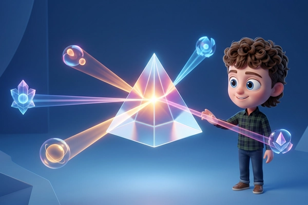 Hero banner illustration for "Bloom Launches Brand Layer for AI Agents Across Platforms"