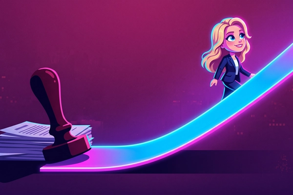 Hero banner illustration for "LawX Raises €7.5M Seed to Build AI Operating System for Law Firms"