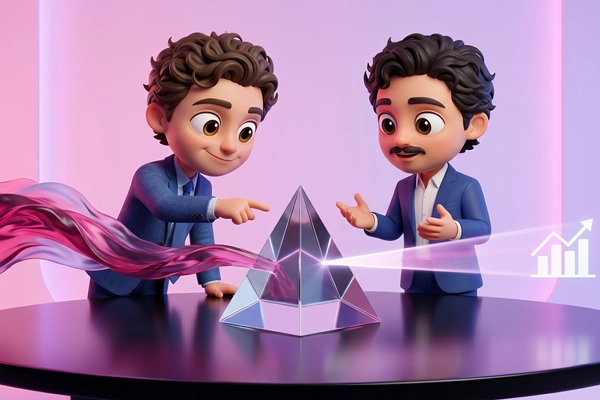 Hero banner illustration for "Ex-Goldman Engineers Launch AI Research Platform for Portfolio Managers"